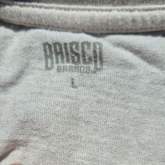 Van Gogh Sunflower Graphic T-Shirt Brisco Brands Cotton Blend Sz Large off white - Picture 2 of 4